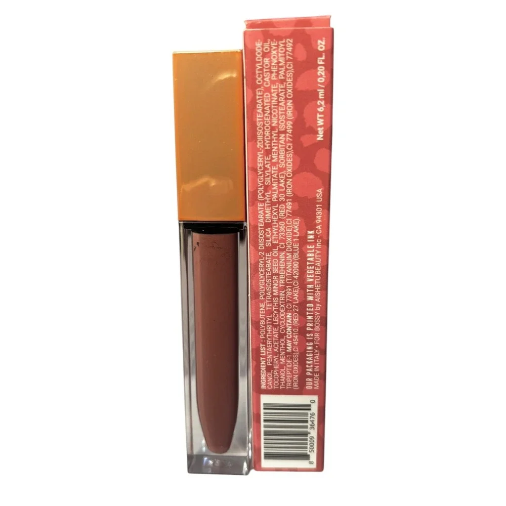 Bossy Cosmetics Purposeful Liquid Lipstick Brown Nude New in Box 0.20 fl oz